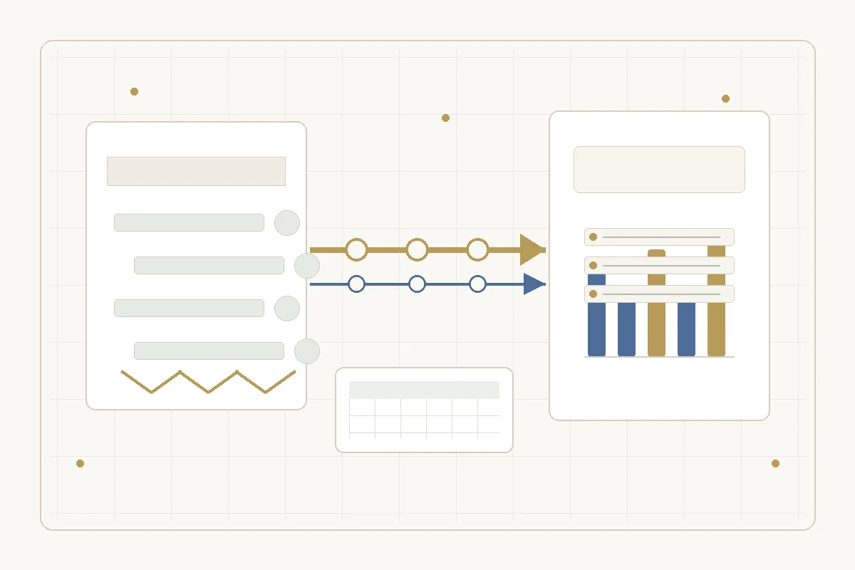 Manufacturing operations records moving into finance and inventory dashboards after ERP go-live.